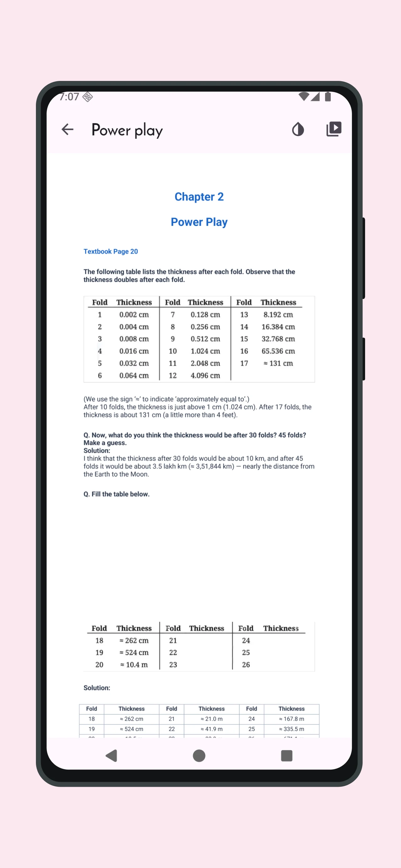 Class 8 Maths NCERT Solution screenshot